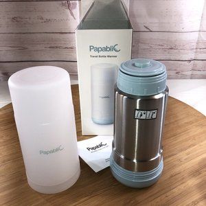 Papablic travel bottle warmer Portable screw top New in Box